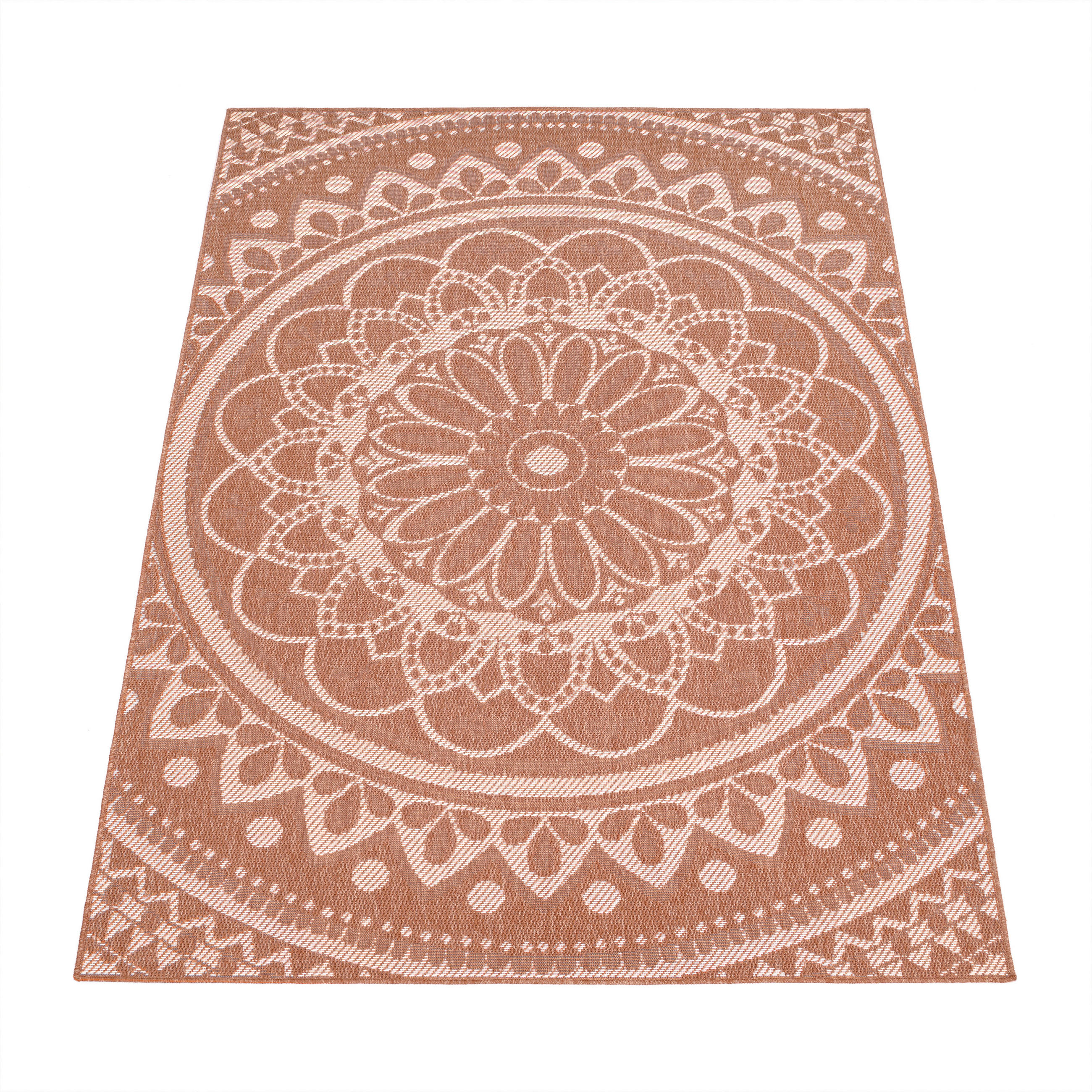 OUTDOORTEPPICH 200/280 cm Brescia 471 - Orange, Textil (200/280cm) - Paco Home