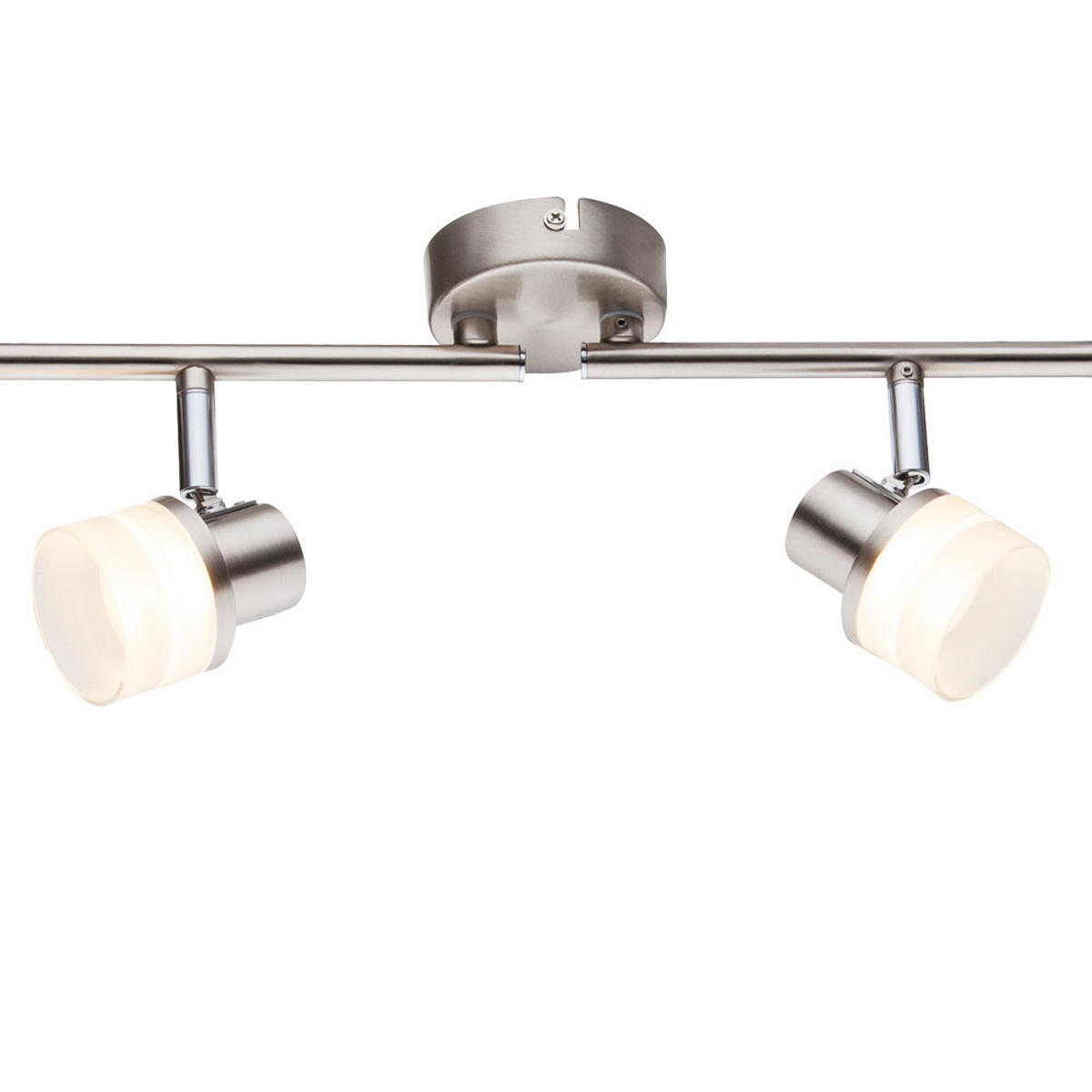 LED DECKENLEUCHTE FRISO Silber Chrom - Silberfarben, Metall (80/8/13.9cm) - Globo Lighting