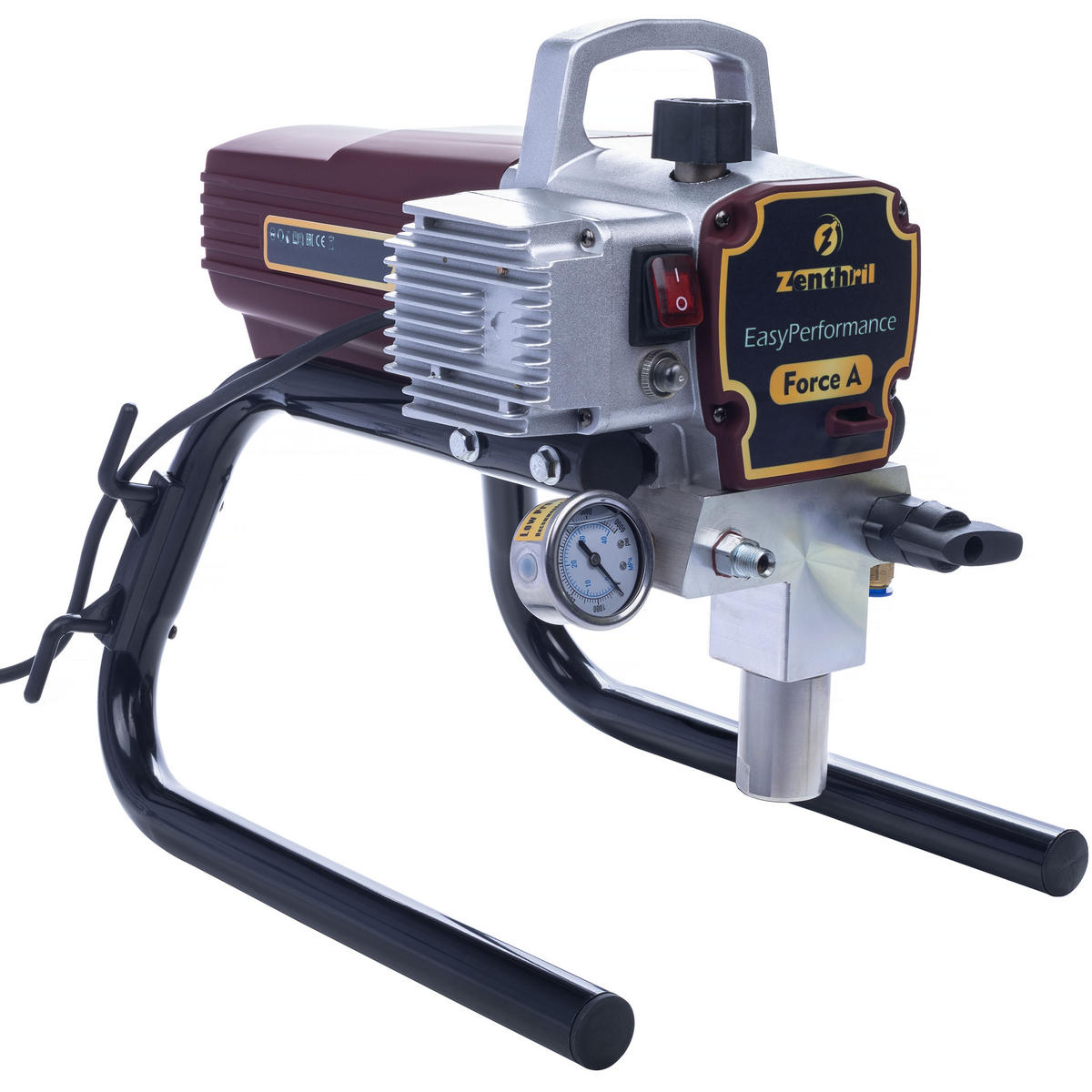 FARBSRITZGERÄT Force A - 1500 W, 20 MPa, 1,8 l/min, max. Düse 0,019”, 15 m Schlauch - Multicolor, Kunststoff