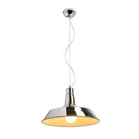 PENDELLEUCHTE GOLDIE 46 Innen Chrom 30 W - Chromfarben, Metall (30/30/120cm) - Rendl