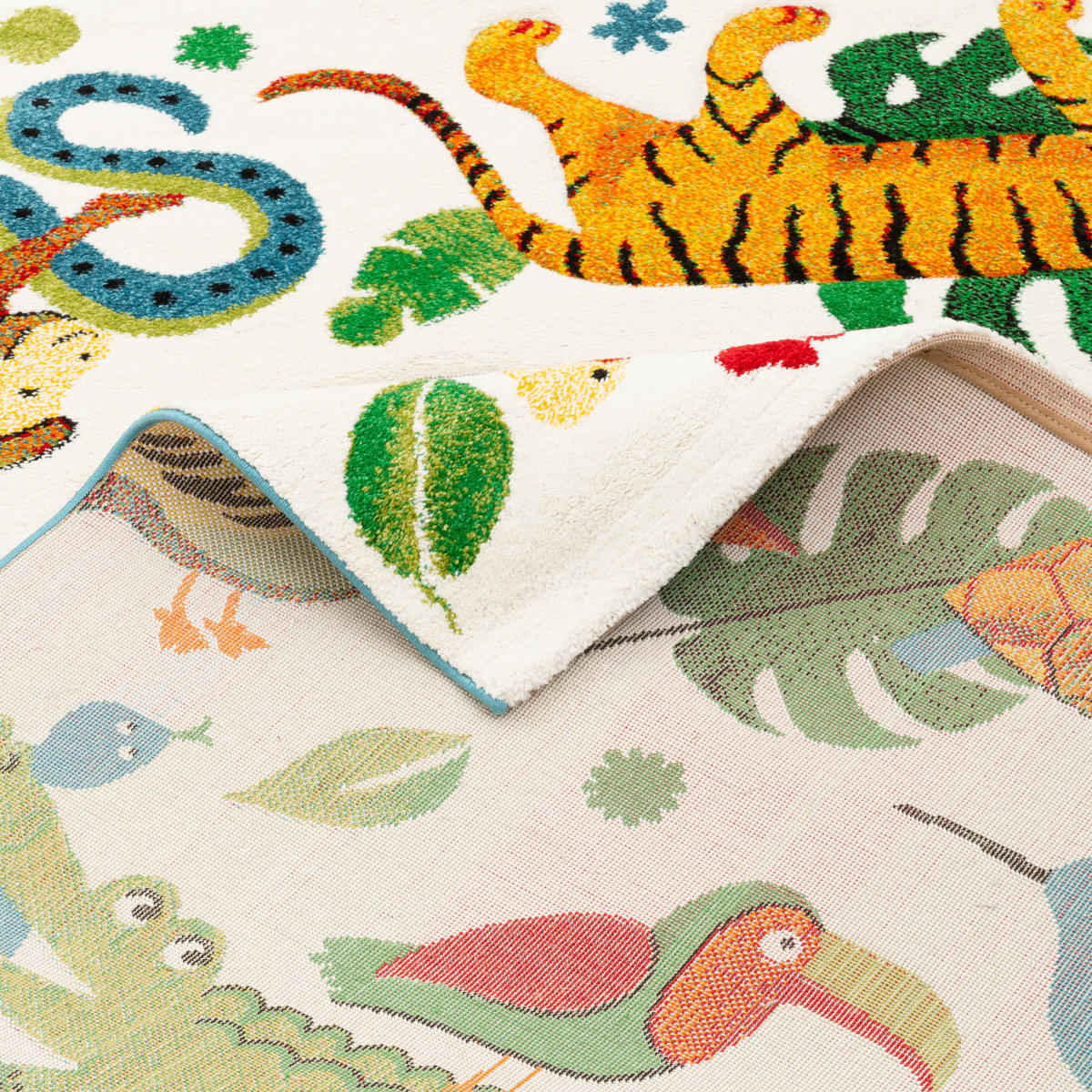 KINDER TEPPICH MAUI KIDS URWALD - Multicolor, Textil (80/150cm) - Pergamon