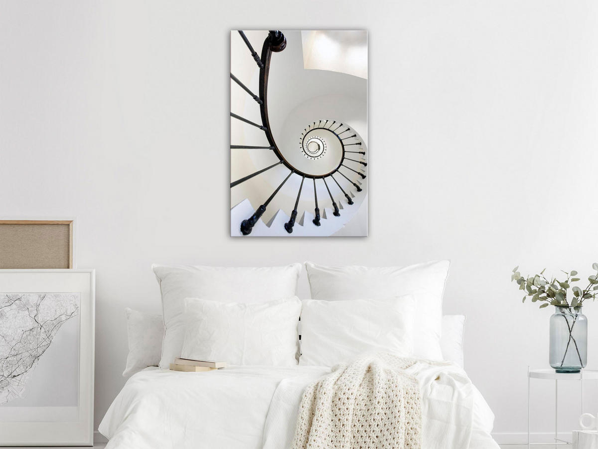 KUNSTDRUCK Grau 80/120 cm - Beige/Grau, Textil (80/120cm) - KUNSTLOFT