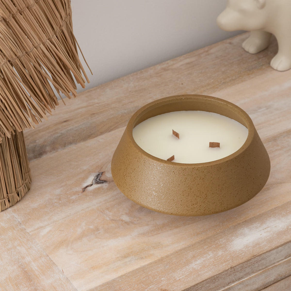 DUFTKERZE Inu 580 g - Goldfarben, Paraffin (18/9cm) - Atmosphera Createur d´interieur