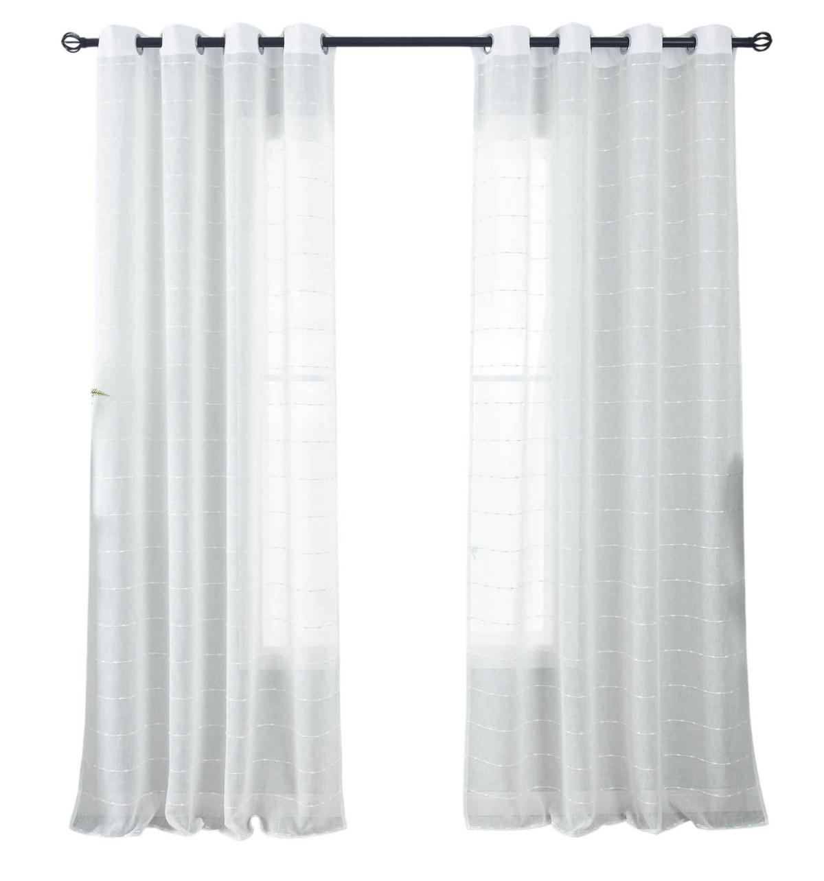 VORHANG 2ER SET »Kassel« HxB 245x140 cm Natur - Naturfarben, Textil (140/245cm) - Gardinenbox