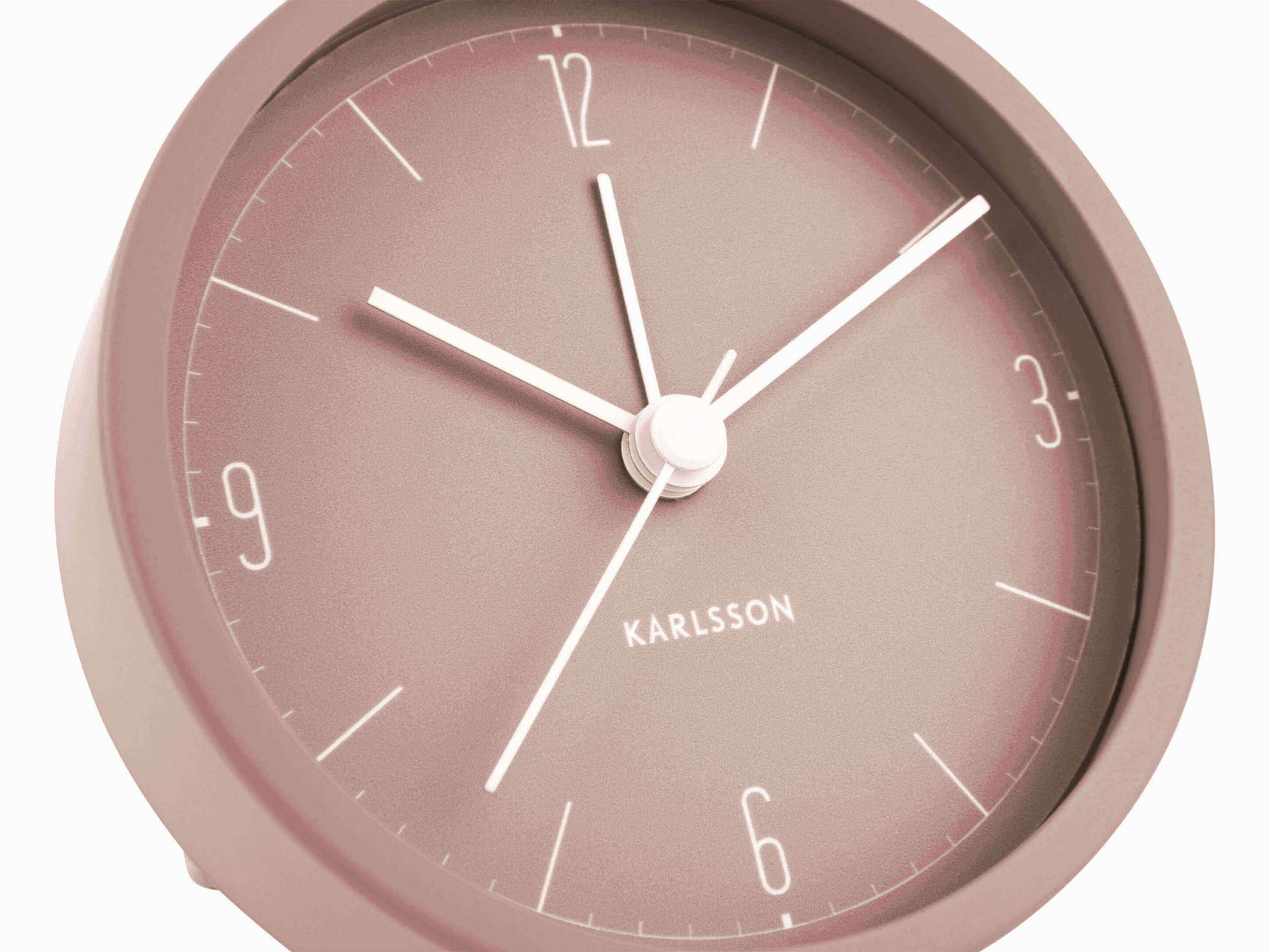 WECKER Rosa 9/9 cm - Pink, Metall (9/9/3cm) - KUNSTLOFT