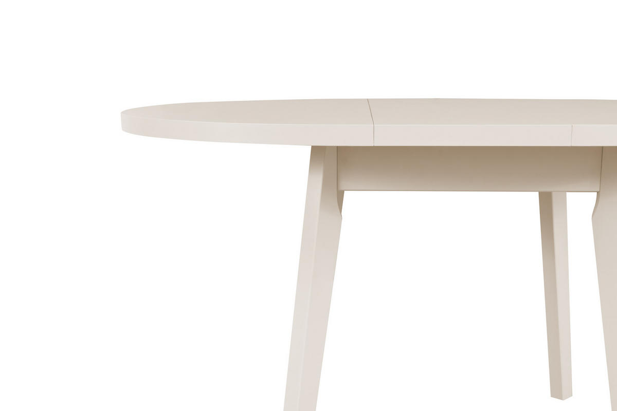 ESSTISCH Oslo 3 L - Beige/Cappuccino, Holz (100/100/75cm) - Leaf Design
