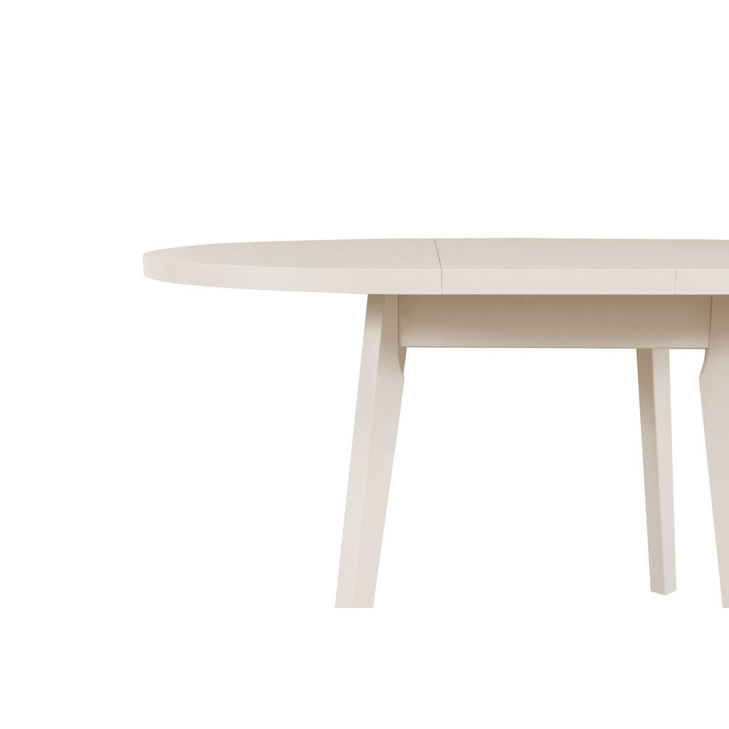 Thumbnail - Leaf Design Esstisch, Cappuccino, Holz, Echtholz,Buche, Holz Optik, 100x75x100 cm, Hergestellt in Europa, Esszimmer, Tis...