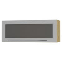 KÜCHENHÄNGESCHRANK Kvantum W4BS/90-AV Dust Grey Matt / Eiche Artisan Matt 90 / 32,5 / 36cm - Eiche Artisan/Grau, Holz/Holzwerkstoff (90/36/32.5cm) - Feldmann-Wohnen