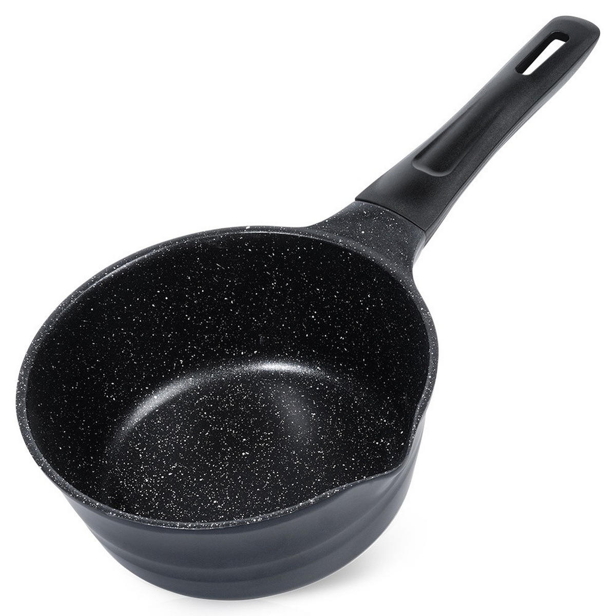 STIELTOPF Grande schwarz - Schwarz, Metall (18cm) - Orion 