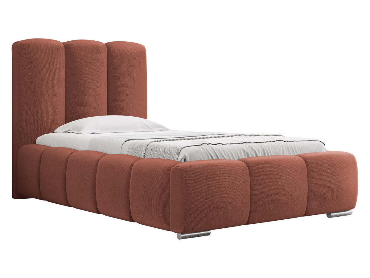 POLSTERBETT Wizko 90 - Chromfarben/Bronzefarben, Holz/Metall (90/200cm) - MIRJAN24