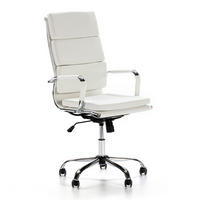 SCAUN ROTATIV Morgan cu funcție de pat, alb - alb, blană (71/110/54cm) - VS Venta-stock