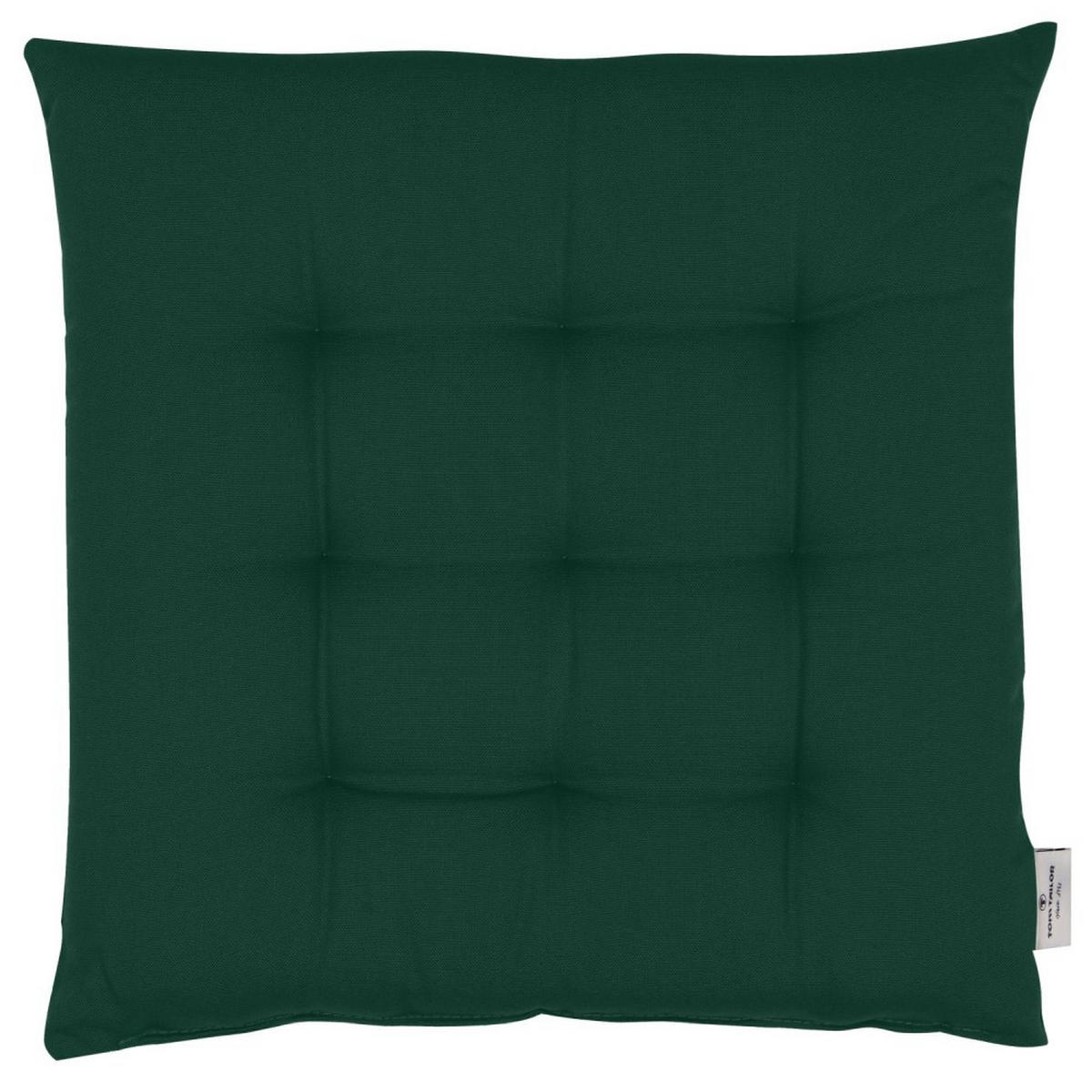 ZIERKISSENHÜLLE Dove flaschengrün 40x40cm - Smaragdgrün, Textil (40/40cm) - Tom Tailor