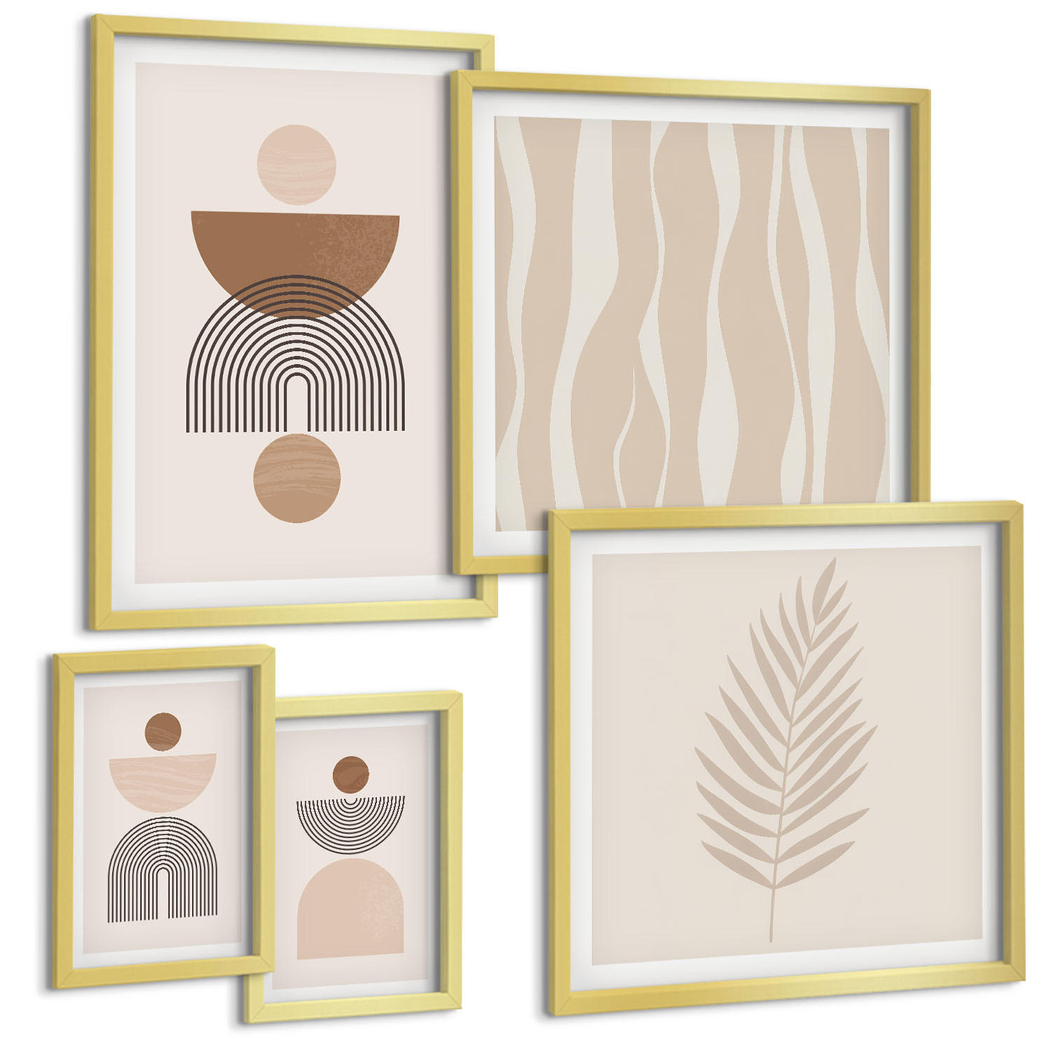 Tulup Bilder Gold 40x60 cm