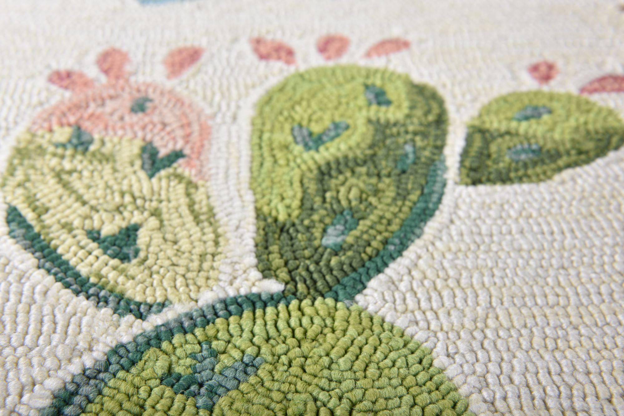 OUTDOORTEPPICH Rosetta 70x140 cm - Weiß, Textil (70/140cm) - Gino Falcone