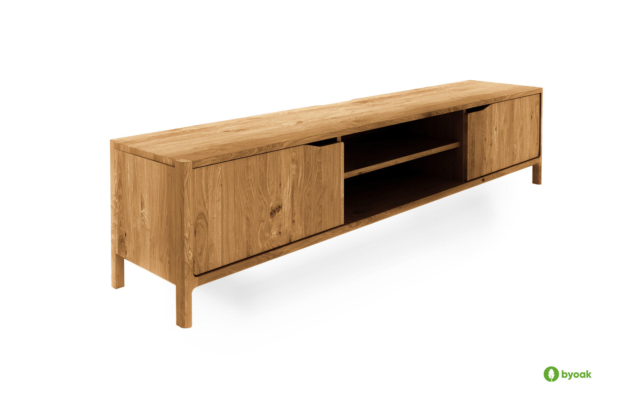 TV-SCHRANK PAUL Wildeiche - Wildeiche, Holz (200/48/50cm) - byoak