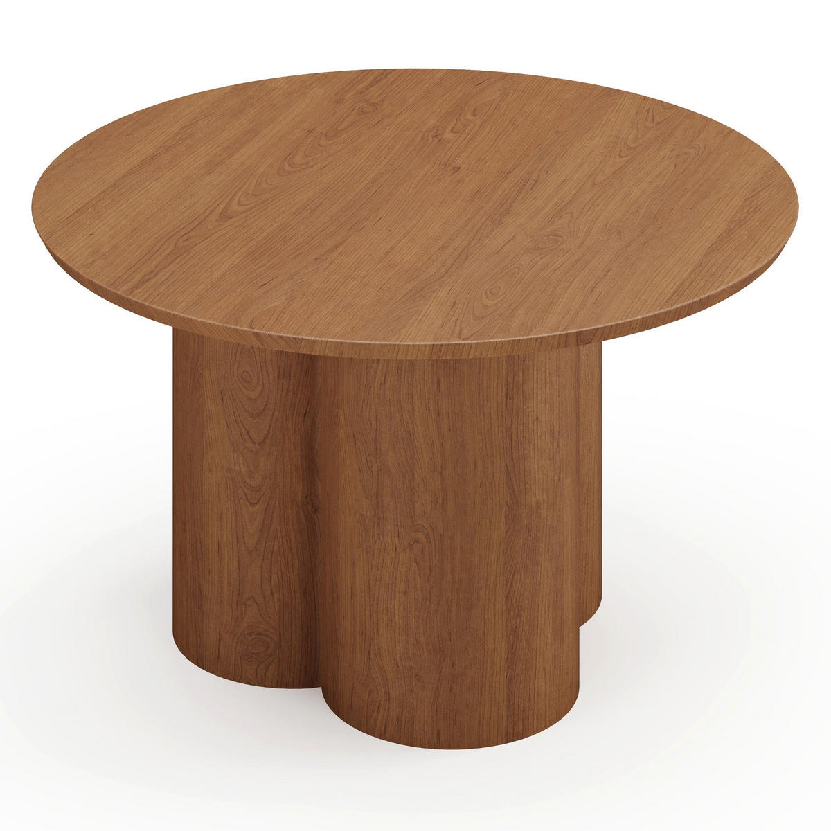 COUCHTISCH Sperrholz Nussbaum 78cm - Braun, Holz (78/78/35cm) - Sia Home