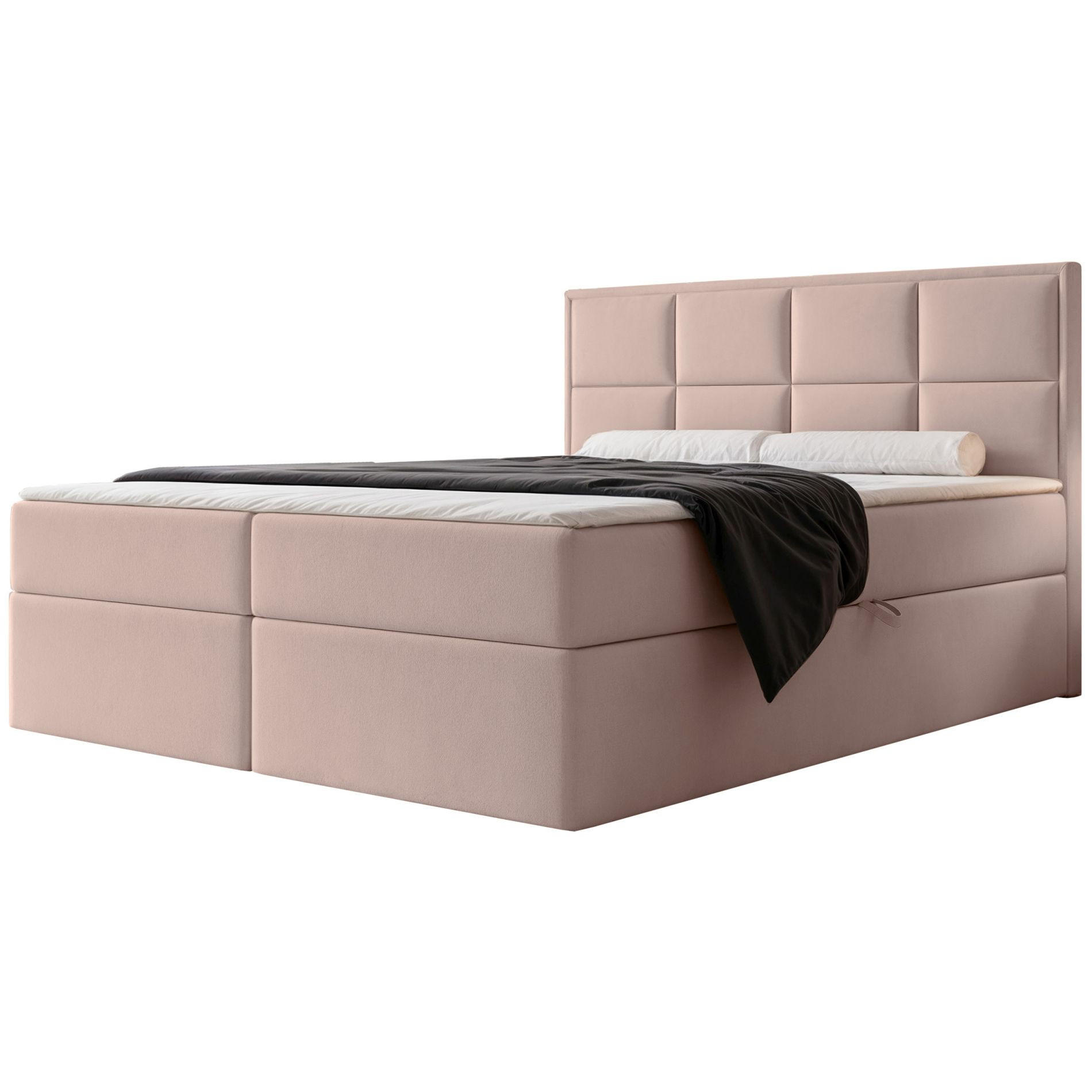 BOXBETT Silensio Beige Samt 140x200 cm - Beige, Textil (140/200cm) - Selsey