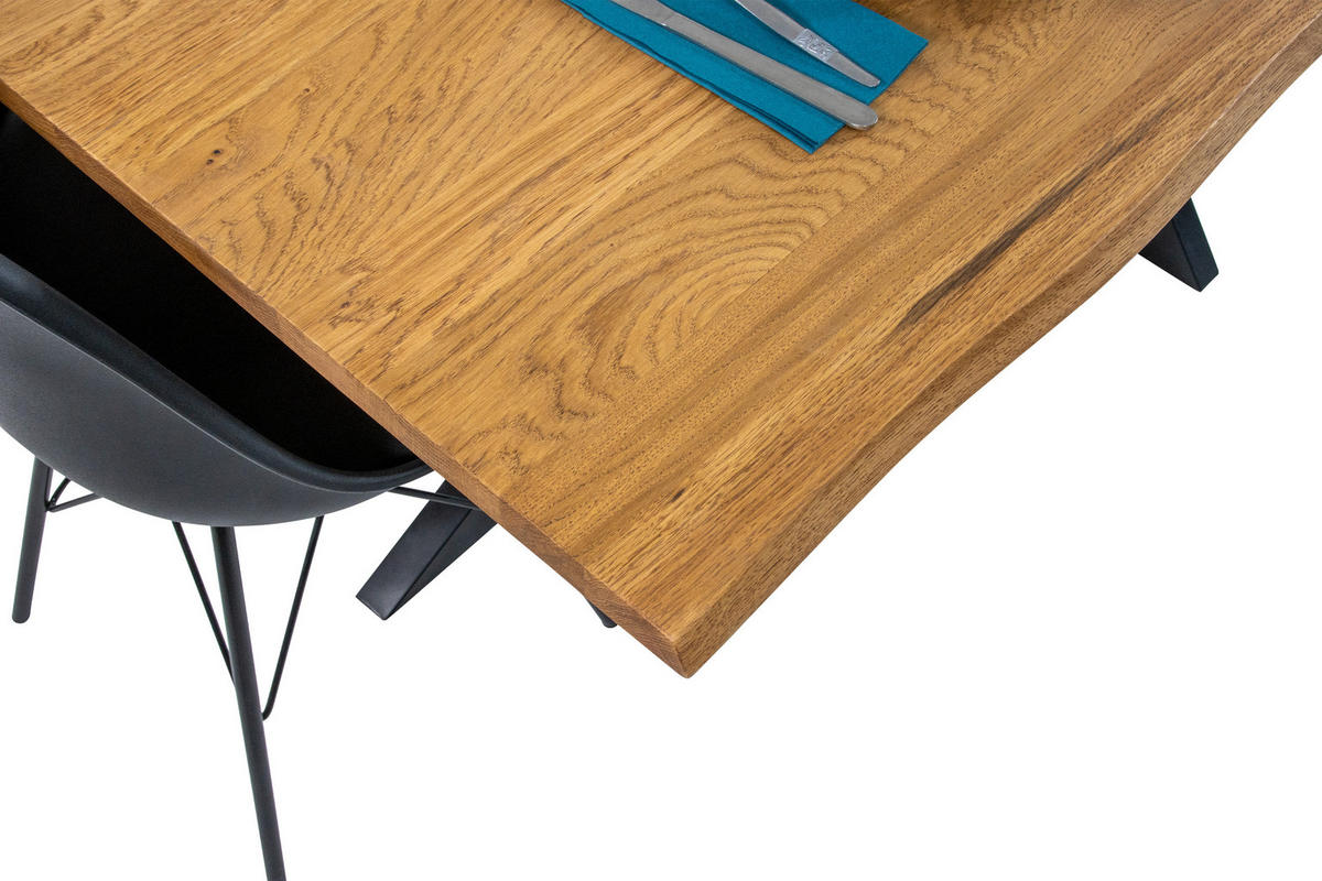 ESSTISCH SALVADOR - Eichefarben/Beige, Holz (100/200/77cm) - SAM