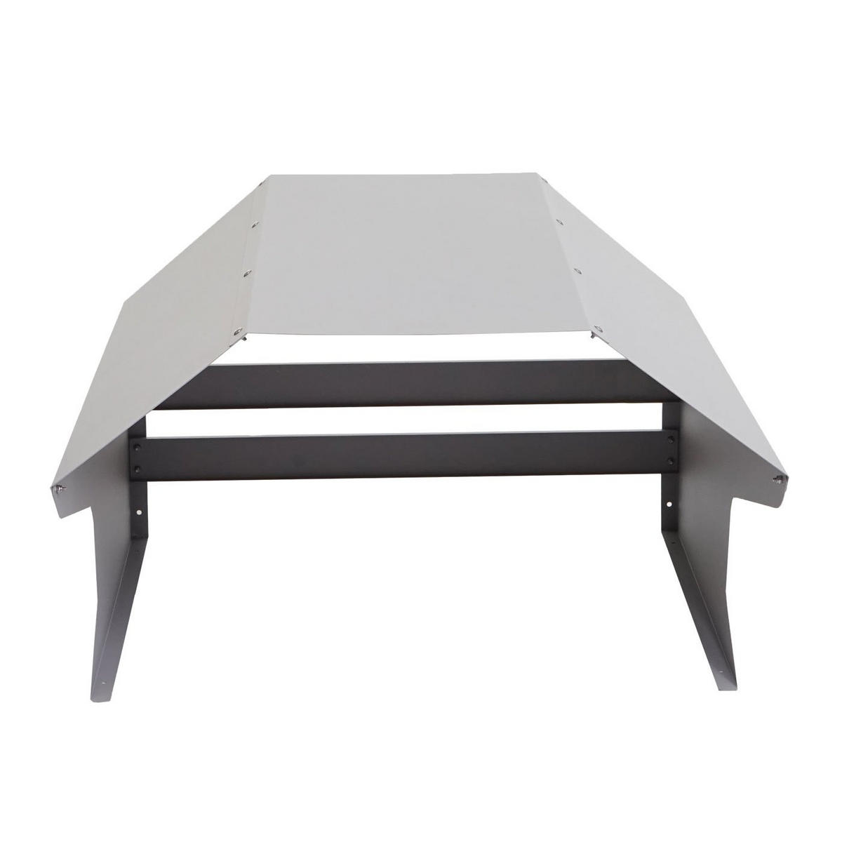 MÄHROBOTER-GARAGE 41x60x70cm Metall Grau - Grau, Metall (60/41/70cm) - PROREGAL