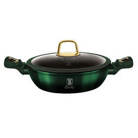 TOPF Grün 28/28/7.5 cm BH6060 - Grün, Metall (28cm) - Berlinger Haus