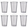 TRINKGLAS (6er-Set) Galet 280ml - Transparent, Glas (0.28L) - Butlers