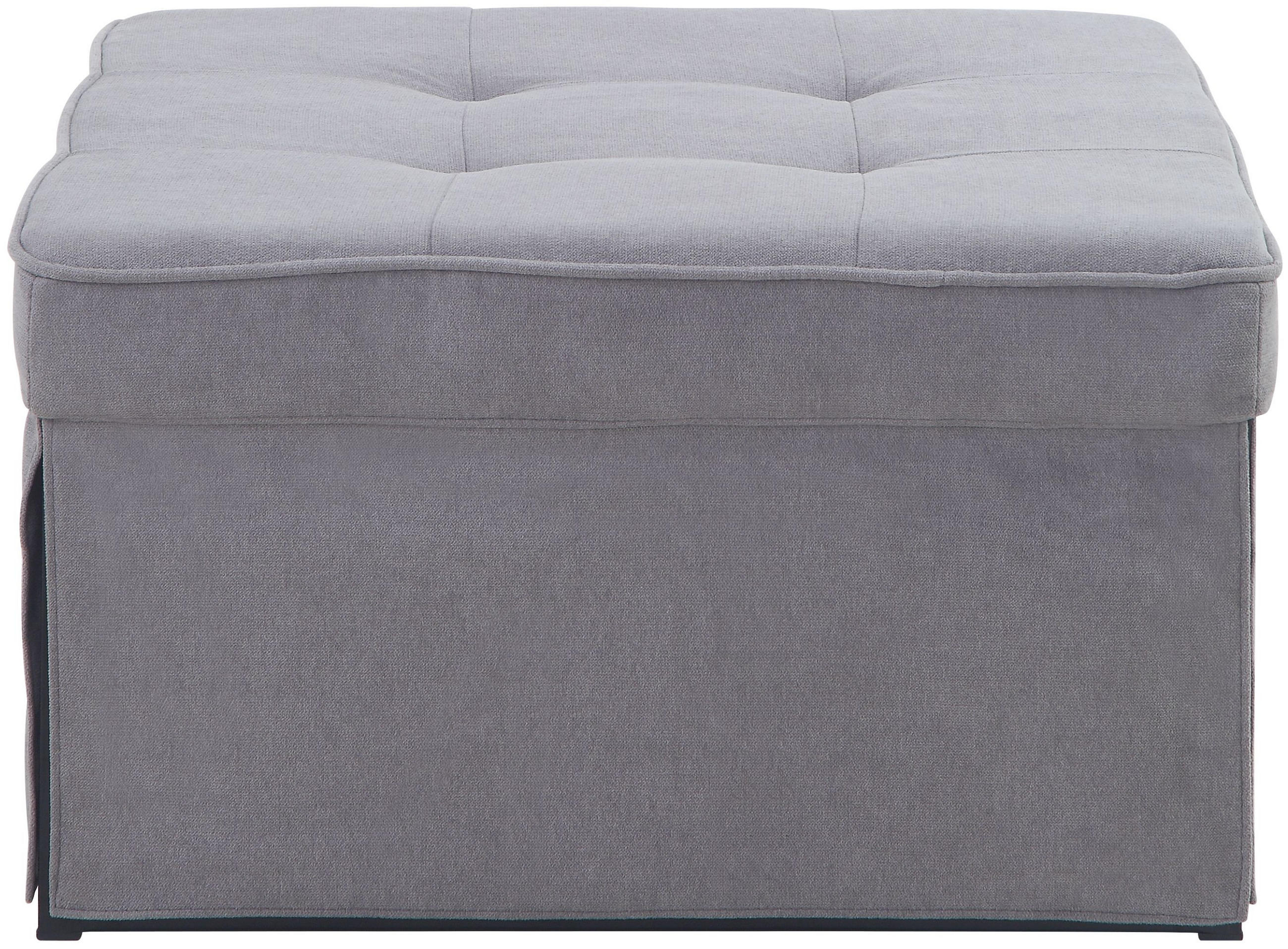 MULTIFUNKTIONSHOCKER Finn Grau 80/72/43 cm - Grau, Textil (72/80/43cm) - ATLANTIC home collection