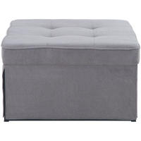 MULTIFUNKTIONSHOCKER Finn Grau 80/72/43 cm - Grau, Textil (72/80/43cm) - ATLANTIC home collection