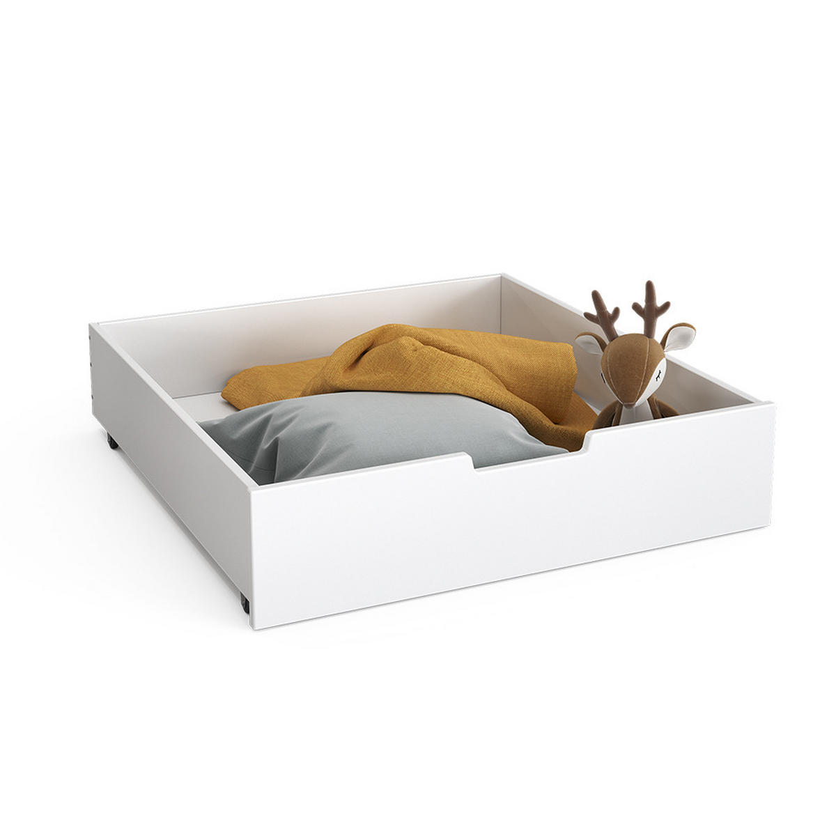 VYSOUVACÍ ZÁSUVKA Teddy Bílá - bílá, dřevo - VitaliSpa