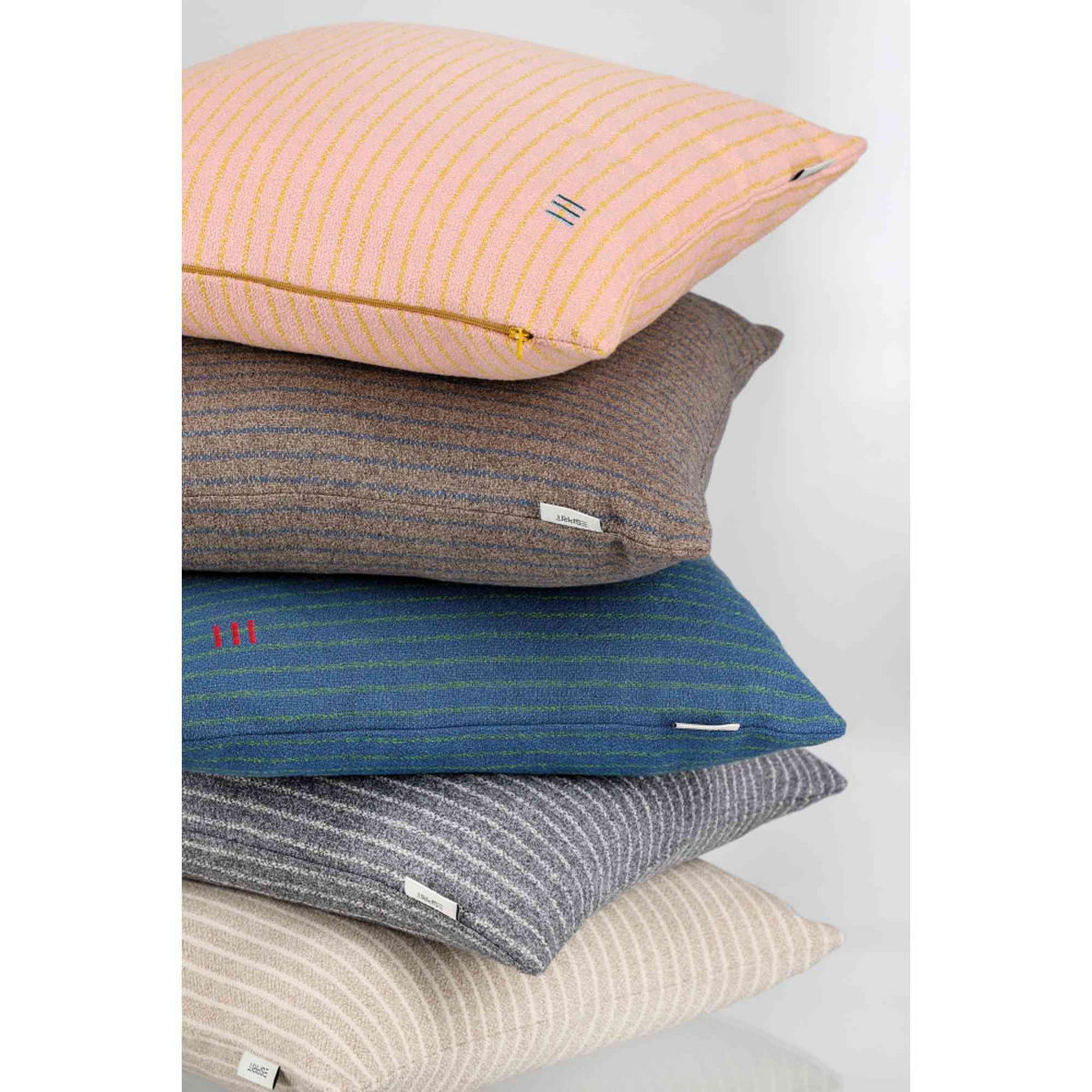 ZIERKISSENHÜLLE DEKOKISSENHÜLLE FUN STRIPE 2er Set - Beige, Textil (38/38cm) - Esprit