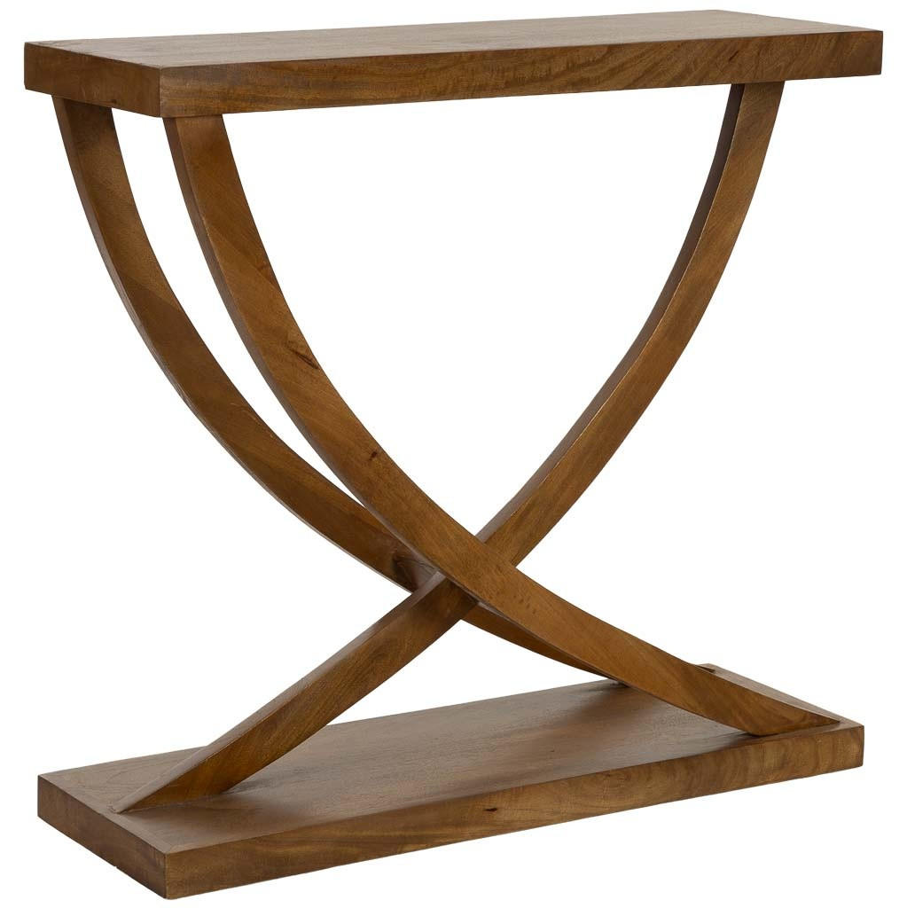 KONSOLENTISCH aus Holz, braun, 90x30x84cm - Braun, Holz (30/90/84cm) - Wanderlust