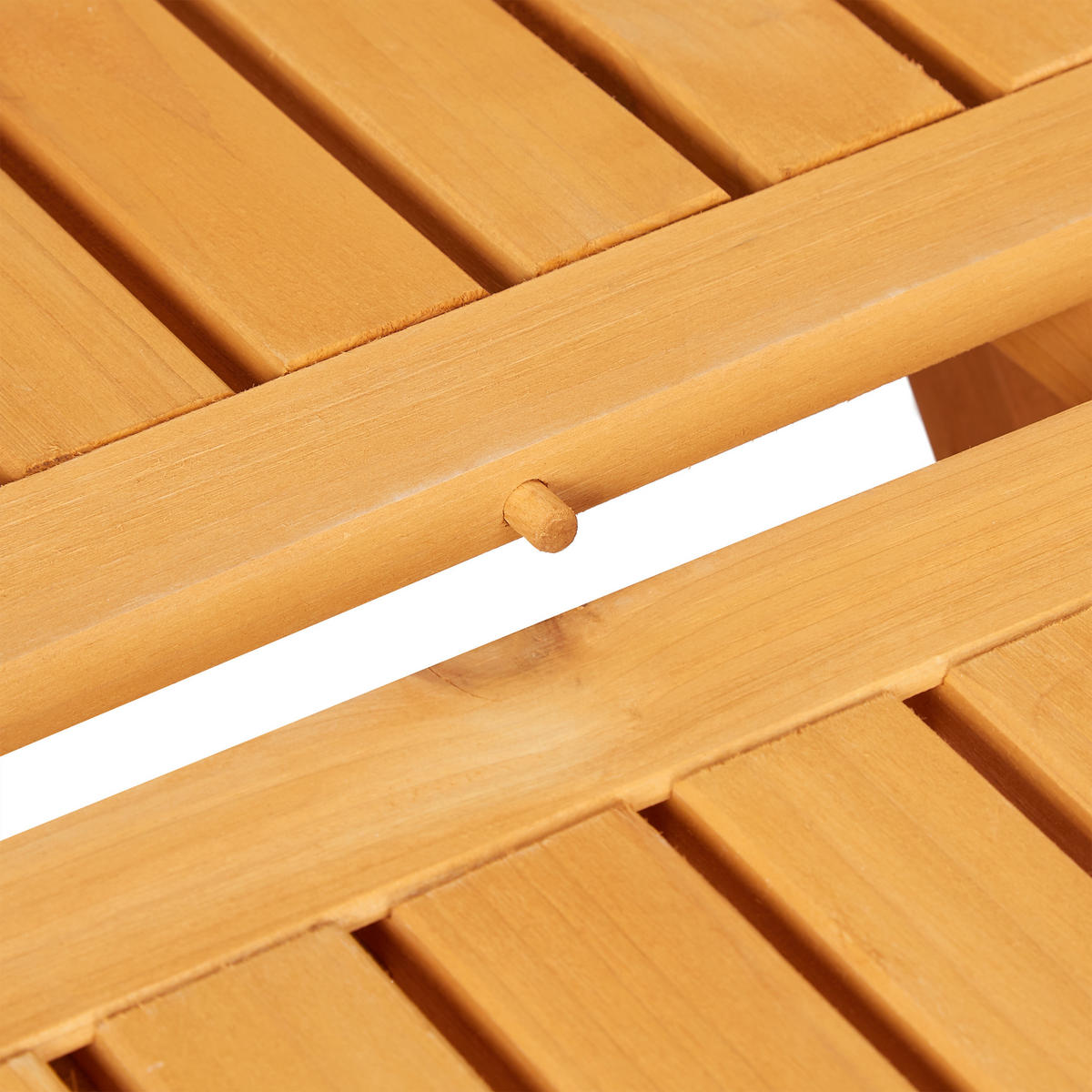 KLAPPTISCH - Hellbraun, Holz (50/50/50cm) - Relaxdays