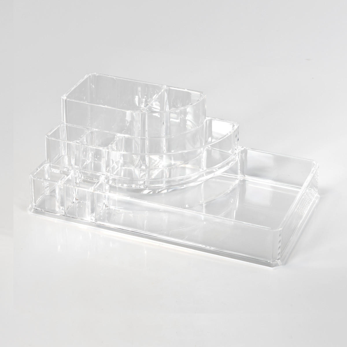 KOSMETIKORGANIZER - Transparent, Kunststoff (22.5/12.5/8cm) - bremermann