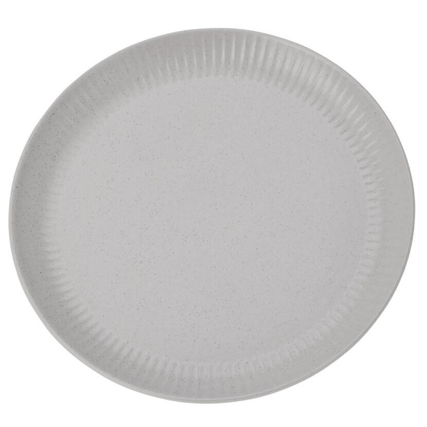 KERAMIKTELLER Grau 27/27/24 cm - Grau, Keramik (27cm) - Siaki