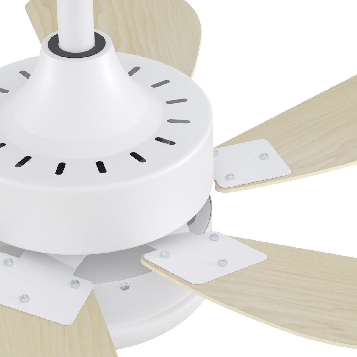 DECKENVENTILATOR Dravin 75/75/42.5 cm - Braun, Kunststoff/Metall (75/75/42.5cm) - ZMH