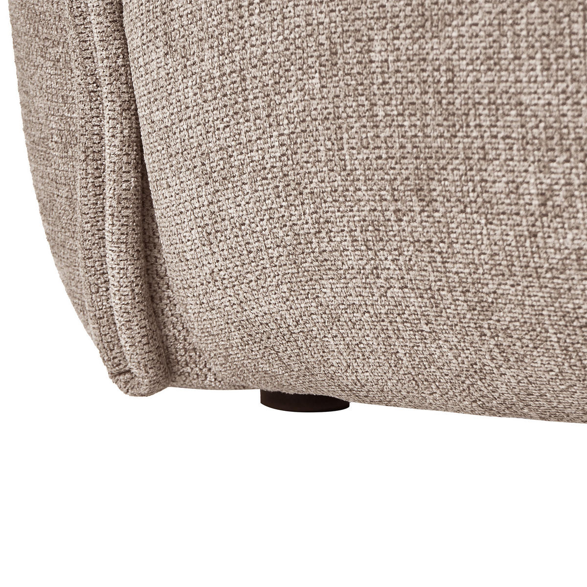 POHOVKA 2-místná Látka Taupe Halba - šedohnědá, textil (174/80/85cm) - Beliani