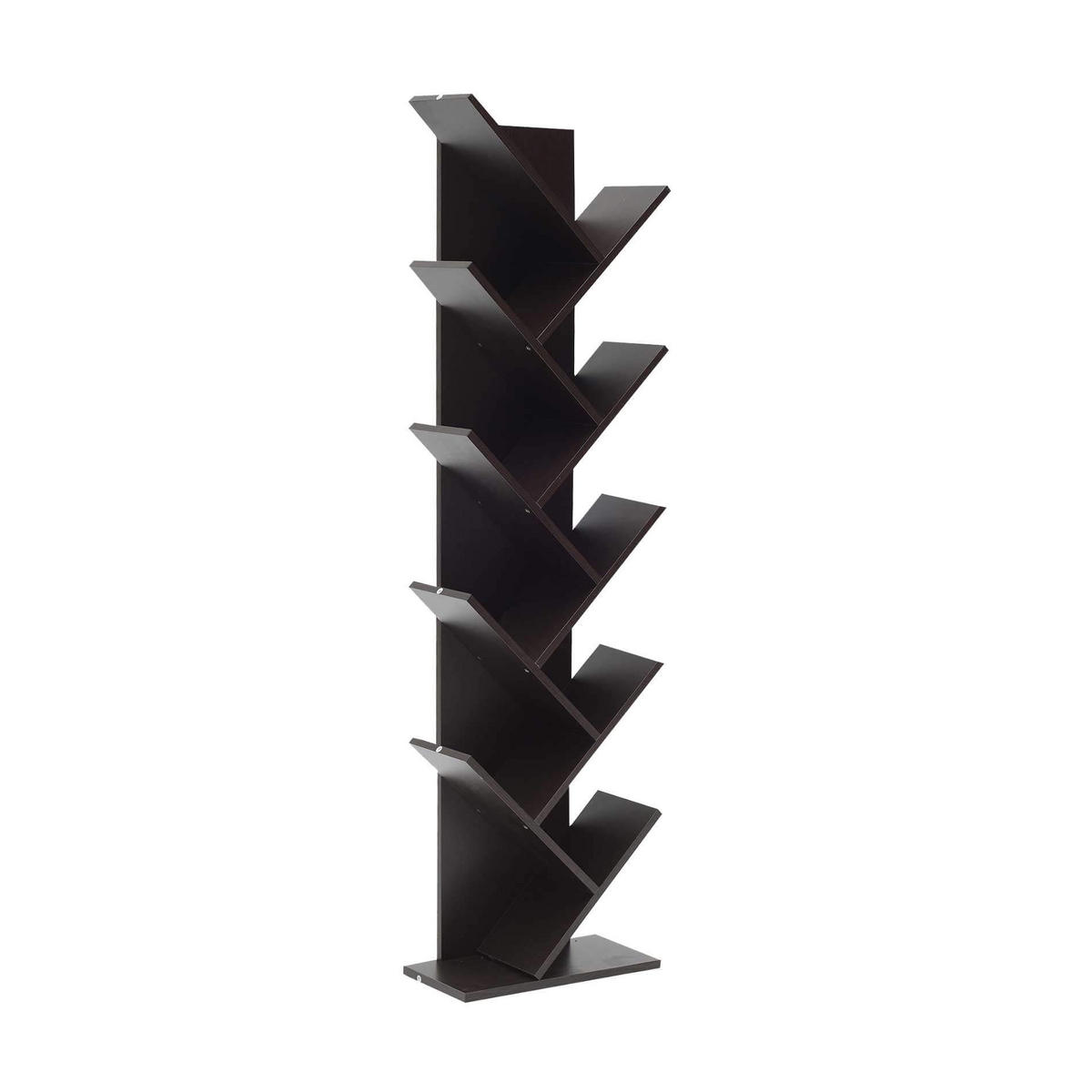 BÜCHERREGAL Wengefarben 22/22/164 cm - Wengefarben, Holzwerkstoff (22/164/22cm) - Mobili Rebecca