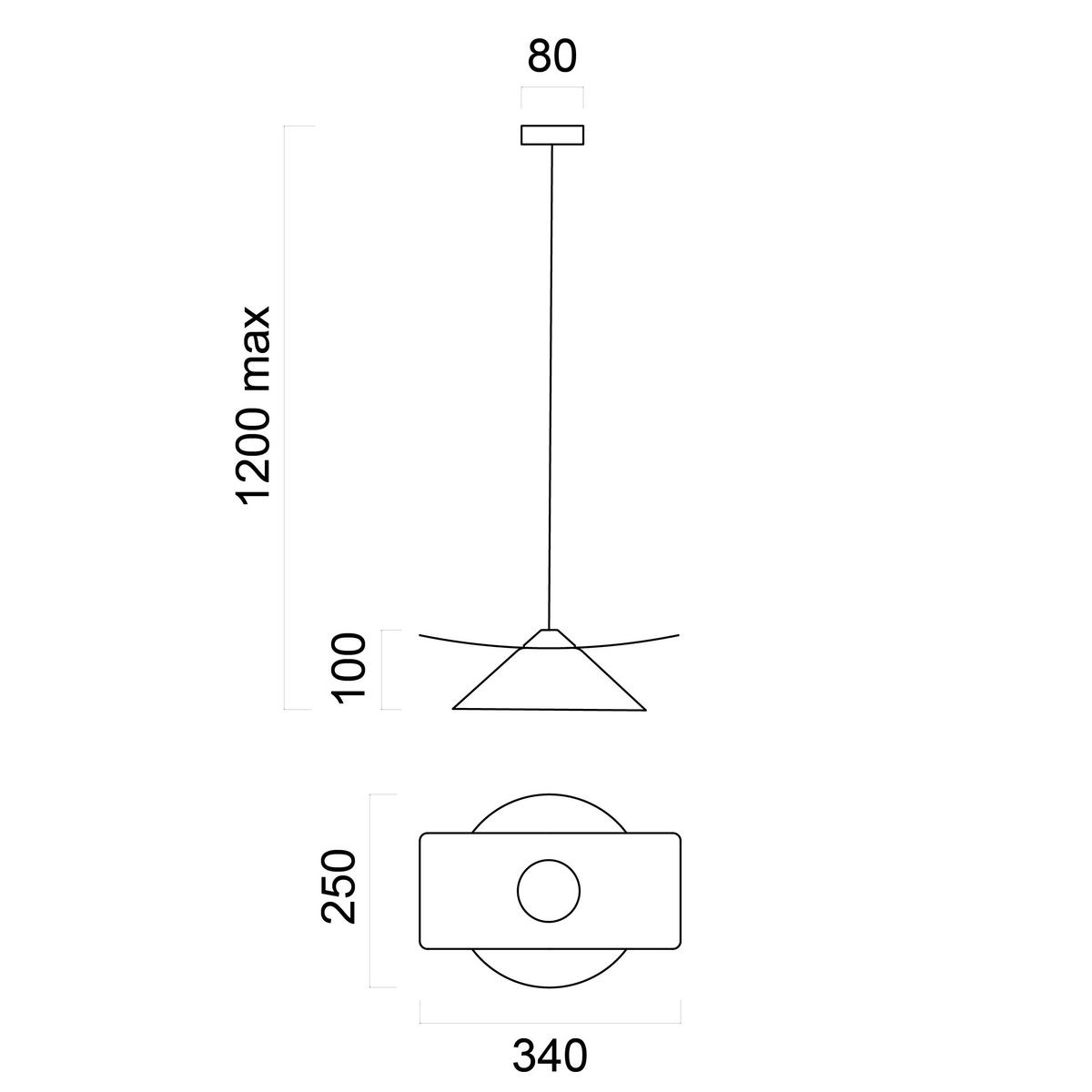 HÄNGELEUCHTE - Pink, Metall (25/34/10cm) - Lumicom