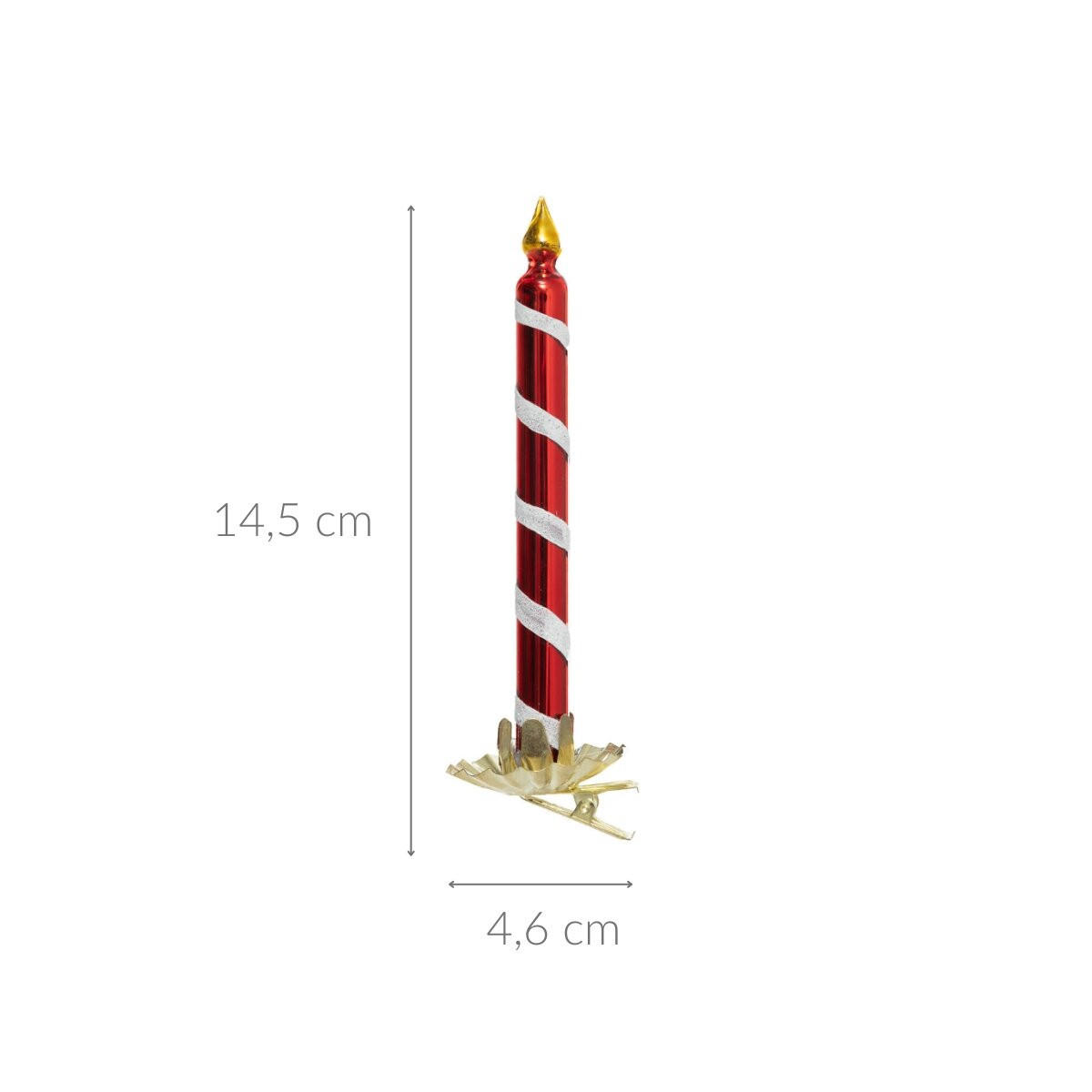 WEIHNACHTSBAUMSCHMUCK 15 cm - Multicolor, Glas (4.2/14.5/4.6cm) - Atmosphera Createur d´interieur