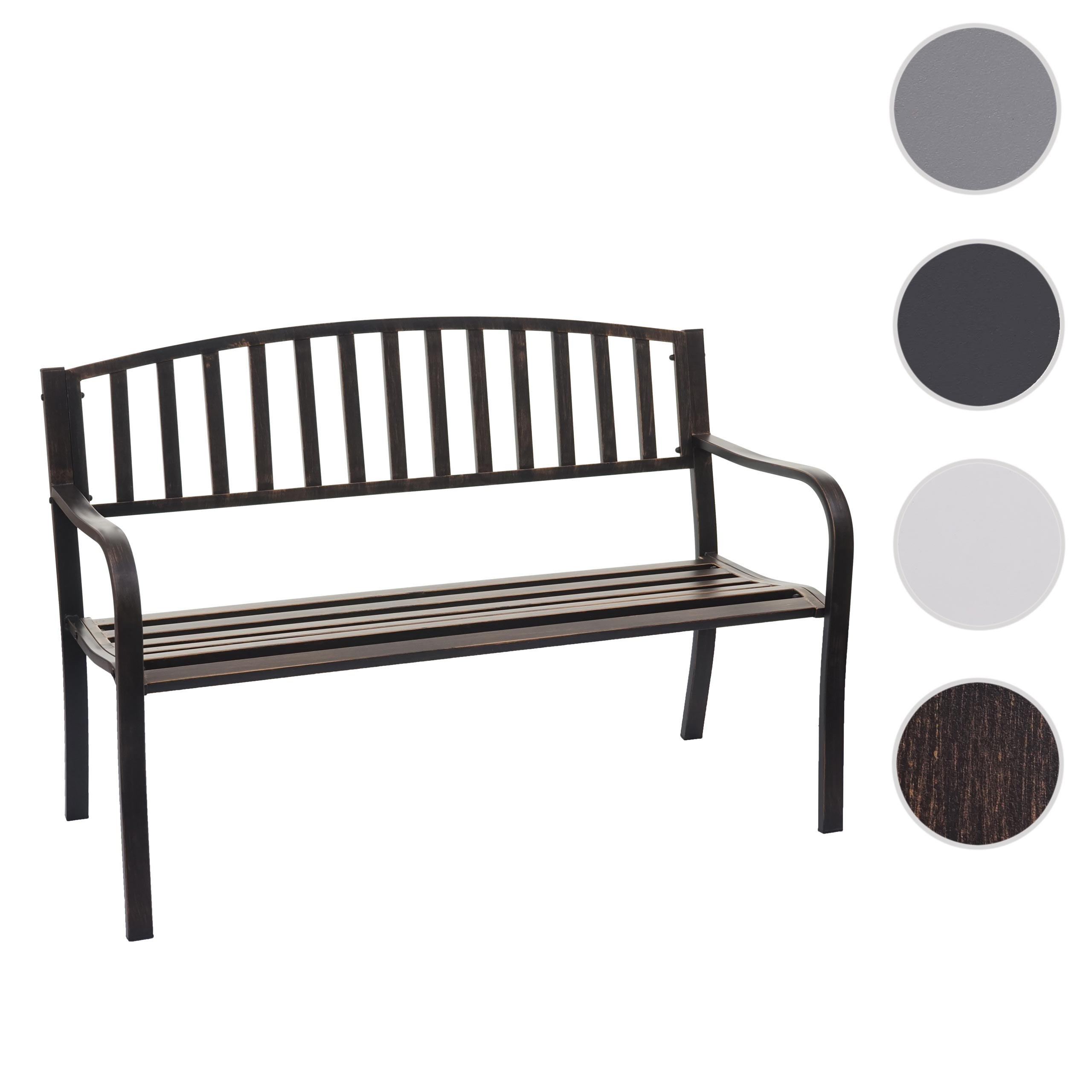 GARTENBANK Bronze - Bronzefarben, Metall (128/87/58cm) - MCW