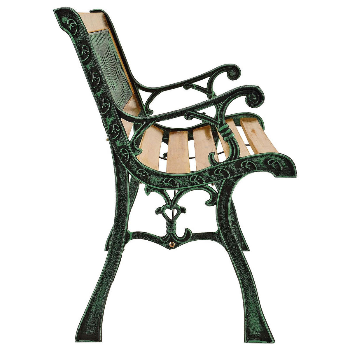 GARTENBANK Pisa 2-Sitzer - Braun, Textil (122/73/54cm) - Juskys