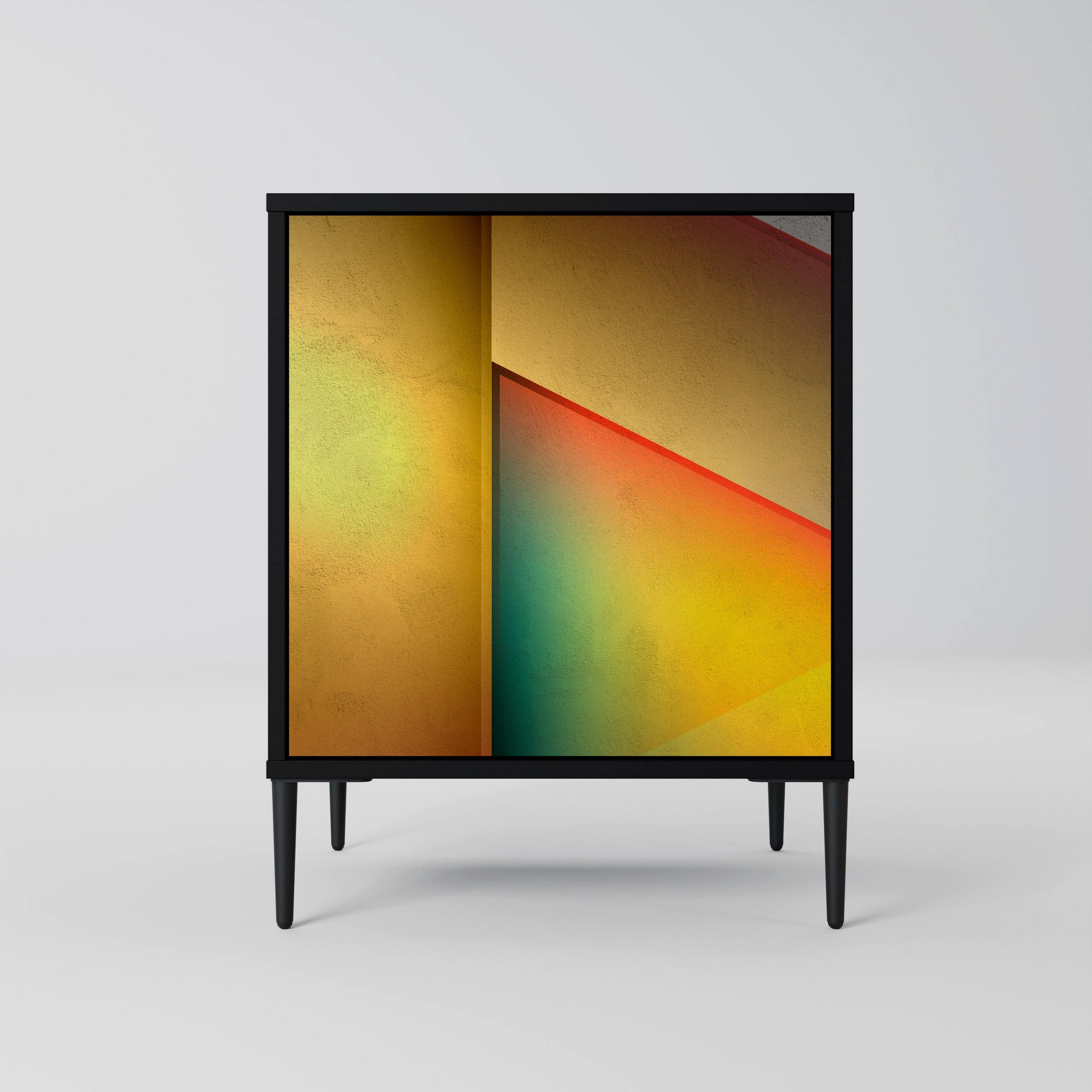 SpaceRebels Sideboard Schwarz 57.5x72.5x42 cm
