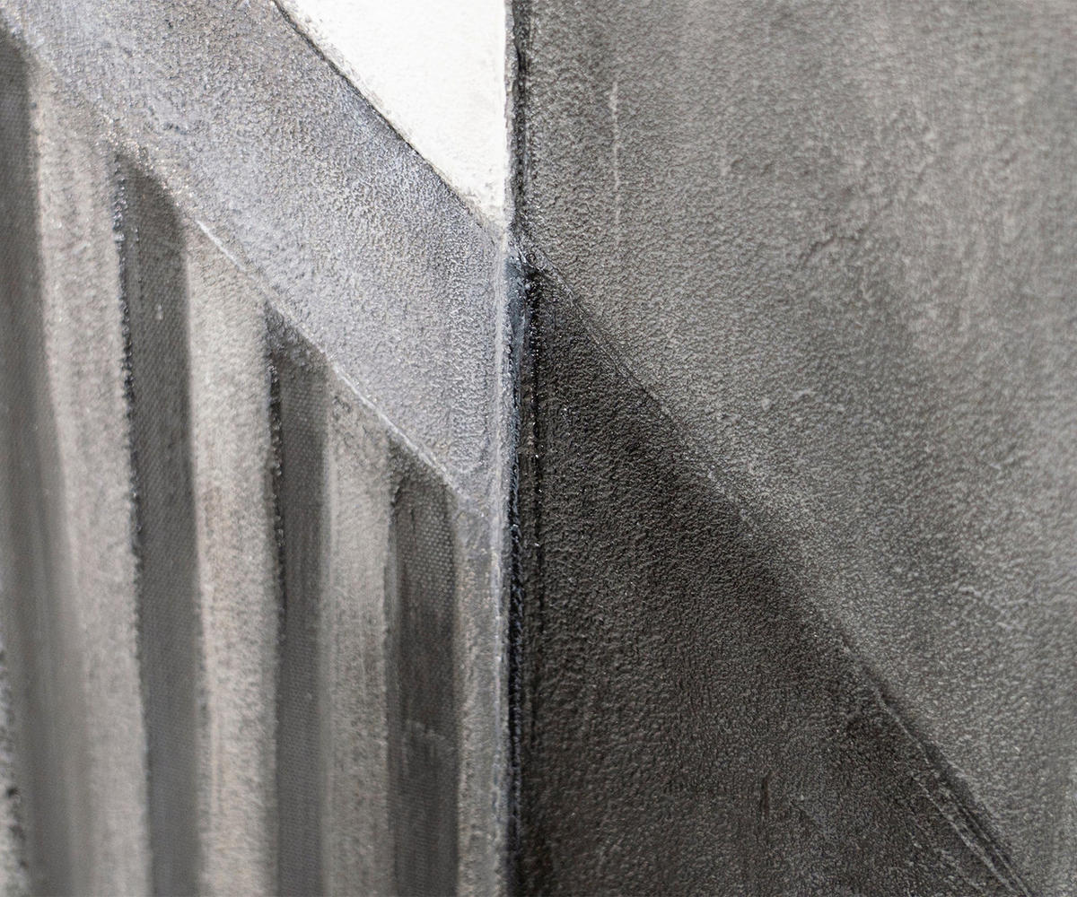 GEMÄLDE Stadtkonturen Schattenfugenrahmen Schwarz 120x80 cm - Schwarz, Holz (120/80cm) - YS-art gallery
