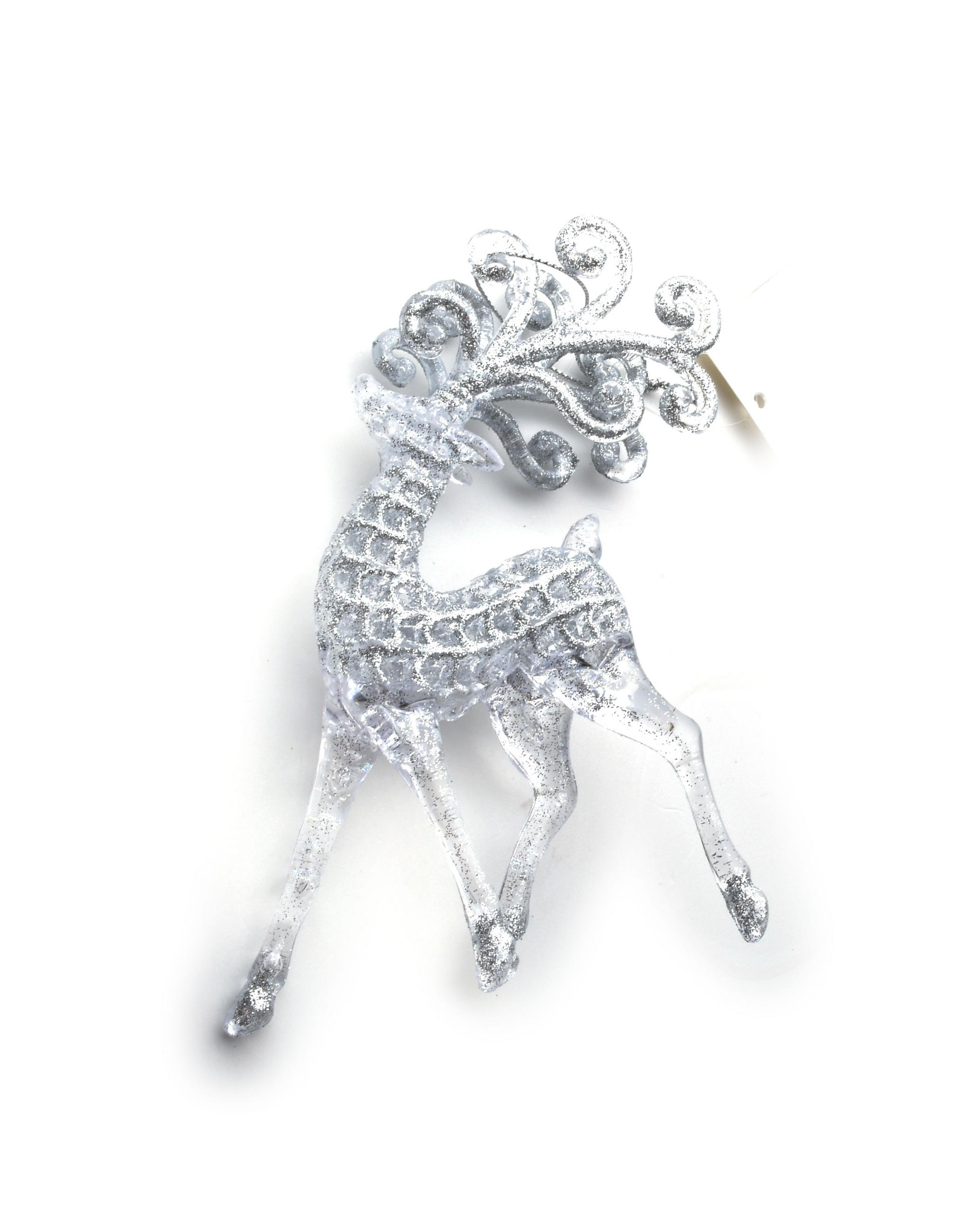 CHRISTBAUMANHÄNGER Santa Lila Silber10x3x16 cm Kunststoff - Silberfarben, Kunststoff (3/16/10cm) - Mondex