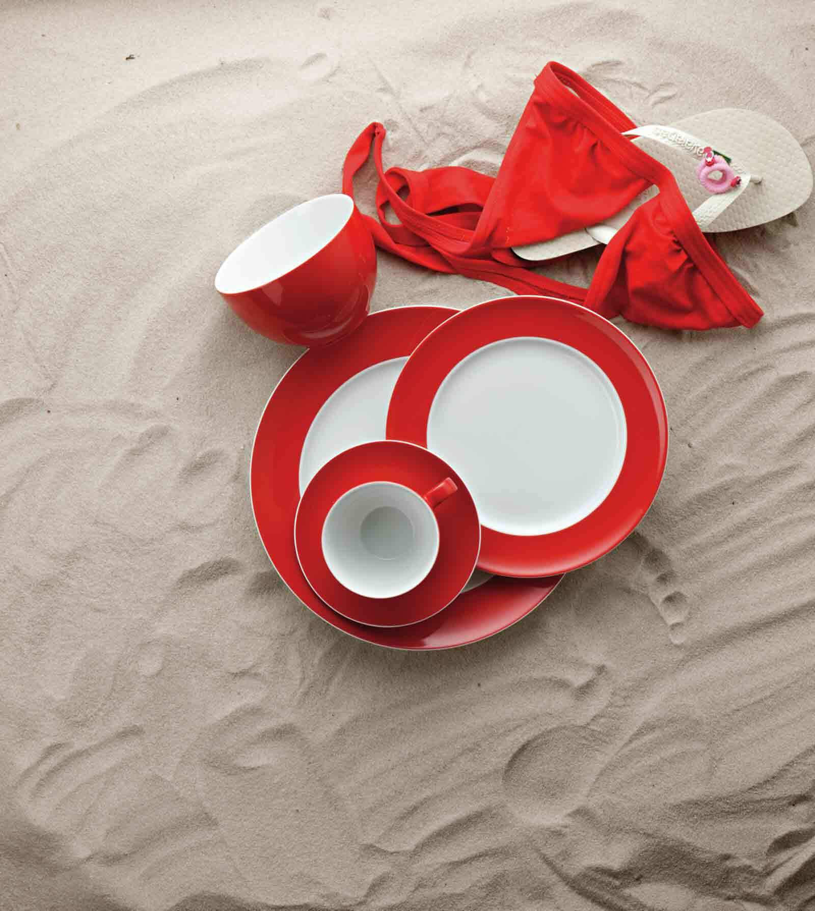 Thomas Sunny Day Müslischale | Soft Red, 15 Cm Durchmesser | Fröhliches Design, Vielseitig Kombinierbar