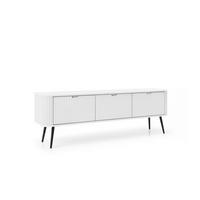 TV-LOWBOARD MODERNO 168/56/39 in Weiß/Schwarz - Schwarz/Weiß, Holzwerkstoff (168/56/39cm) - Deine Möbel 24
