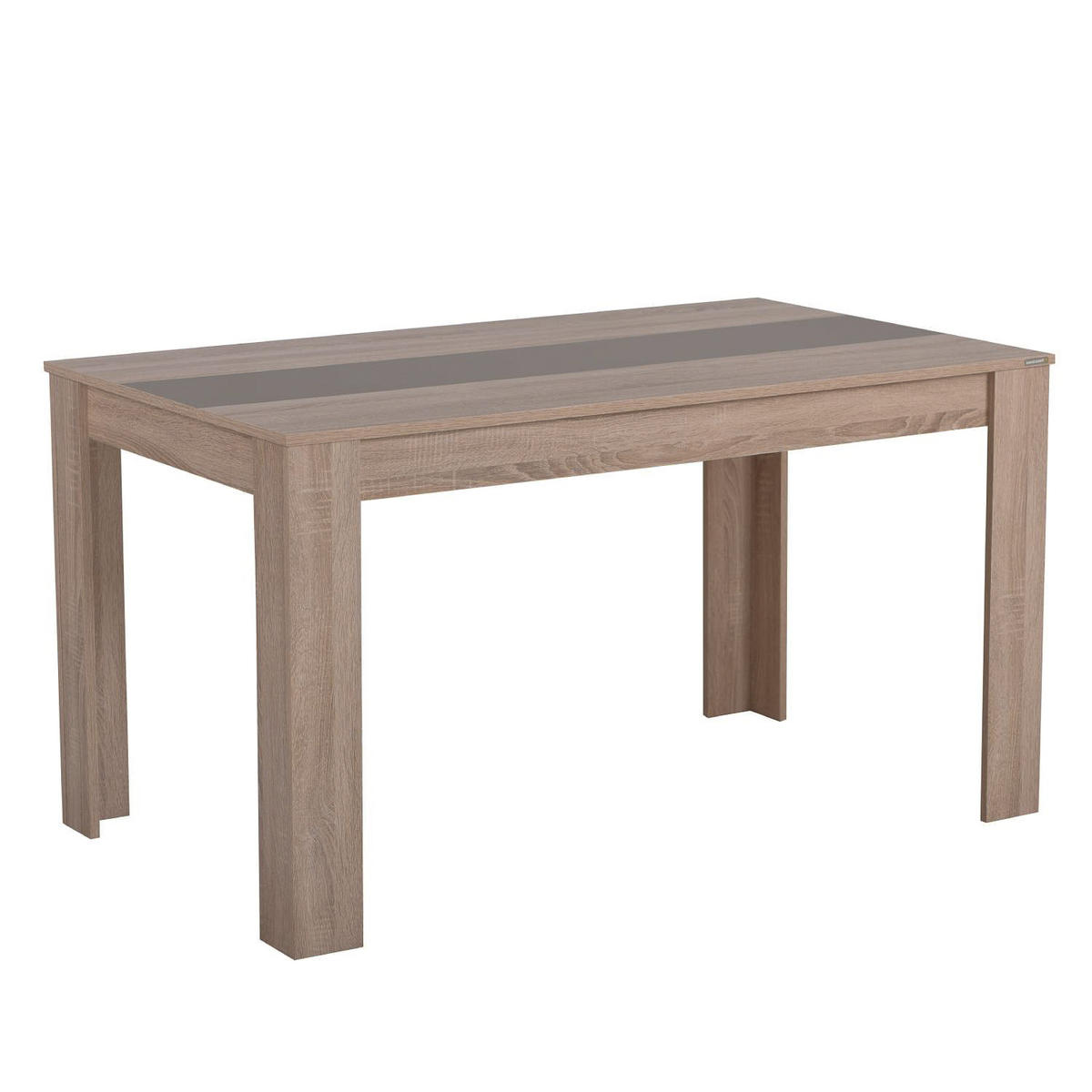 ESSTISCH in Holzwerkstoff 135/80,5/75 cm - Braun, Holz (80/135/75cm) - Homestyle4u