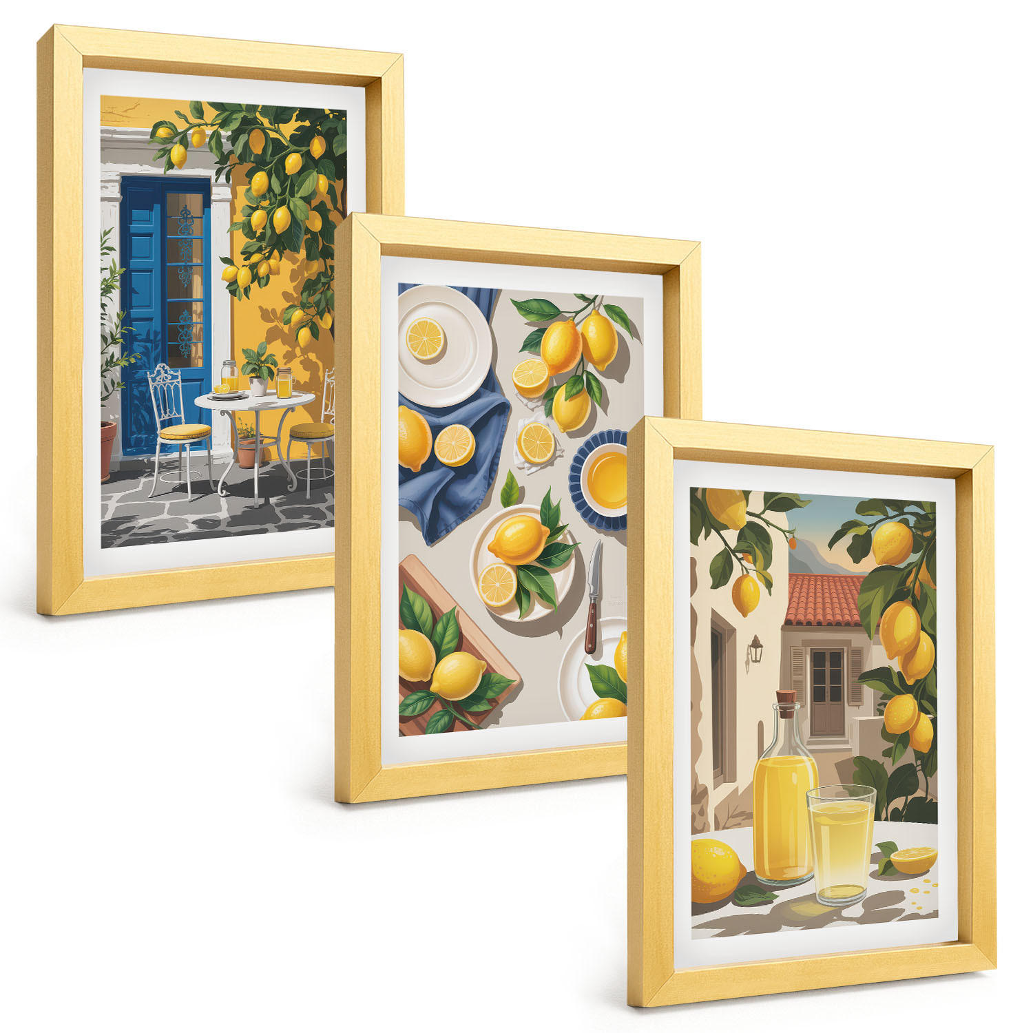 Tulup Bilder Gold 20x30 cm