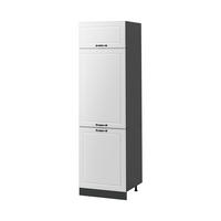 VISOKI KUHINJSKI ORMAR R-Line, Bijela Seoska/Antracit, 60 cm - bijela/antracit, drvni materijal (60/206.8/57.2cm) - Vicco