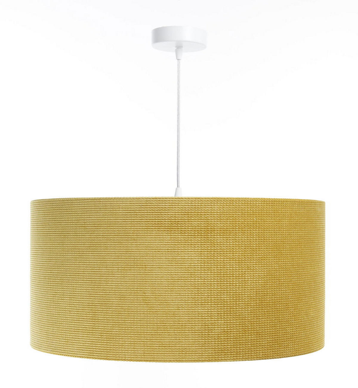 HÄNGELEUCHTE Weiß 60/30 cm - Gelb/Weiß, Kunststoff (60/0.8/30cm) - ONZENO