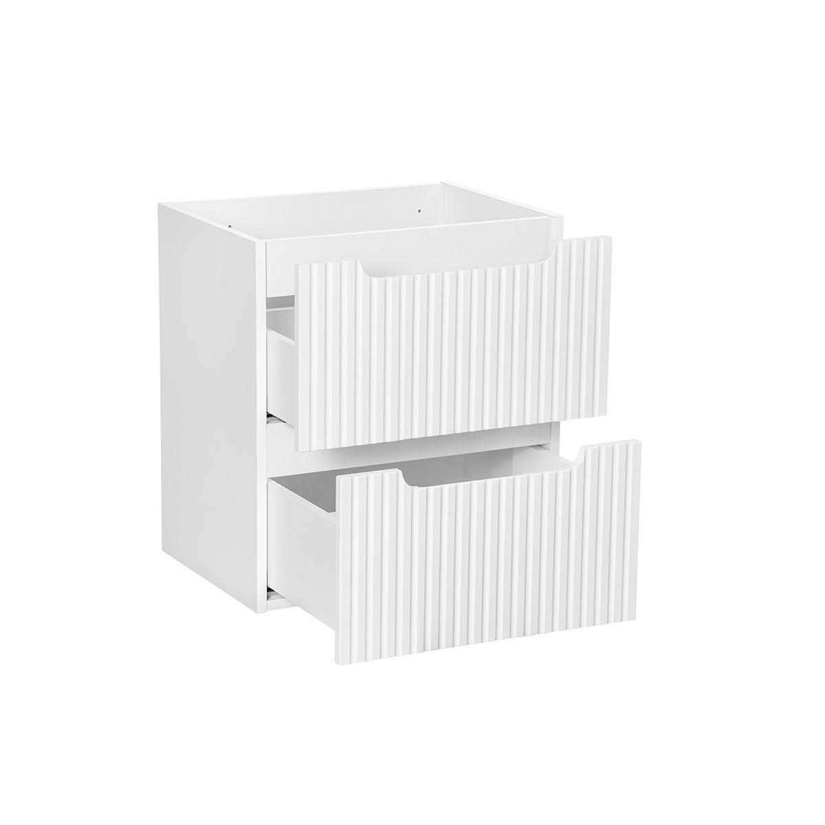 WASCHTISCH 50cm Riva Weiß - Weiß, Holzwerkstoff (50/57/40cm) - Petits-meubles